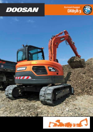 Paletli ekskavatörler Doosan DX85R-3