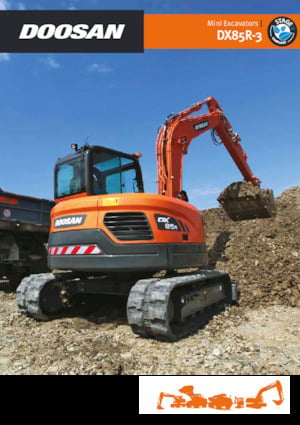 Paletli ekskavatörler Doosan DX85R-3