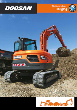 Paletli ekskavatörler Doosan DX85R-3