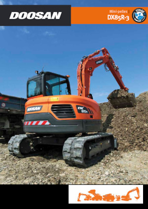 Paletli ekskavatörler Doosan DX85R-3
