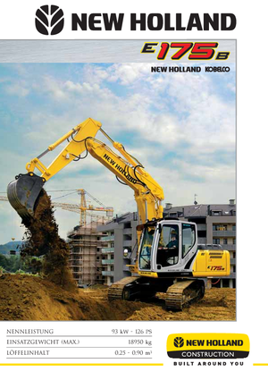 Crawler Excavators New Holland E 175 B