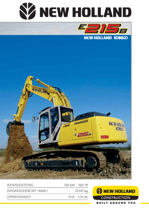 Crawler Excavators New Holland E 215 B EL