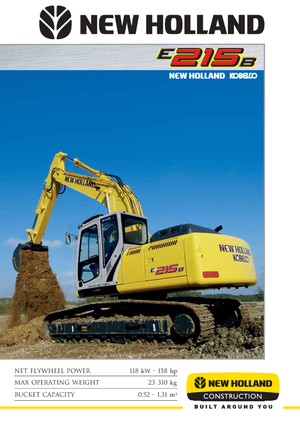Crawler Excavators New Holland E 215 B EL