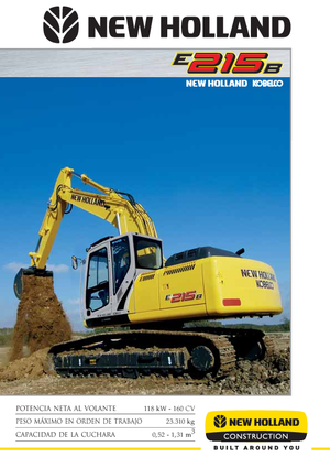 Crawler Excavators New Holland E 215 B EL