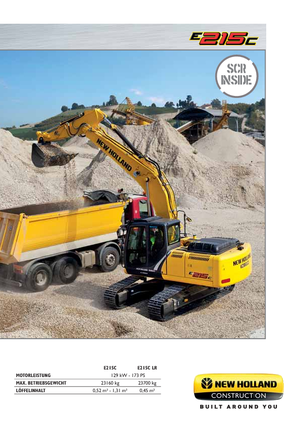 Crawler Excavators New Holland E215C LC