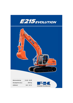 Crawler Excavators Fiat Kobelco E 215 LCM