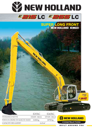Paletli ekskavatörler New Holland E 215 LCM