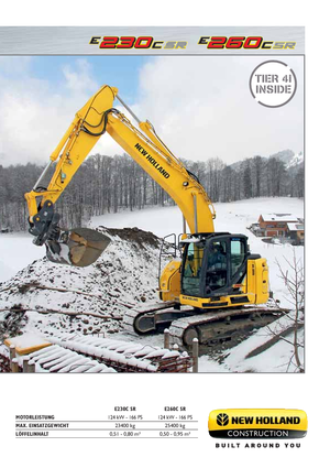 Crawler Excavators New Holland E230C SR