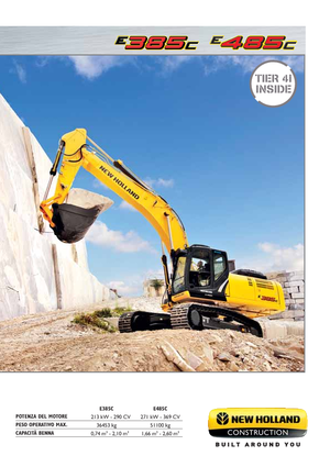 Crawler Excavators New Holland E385C LC