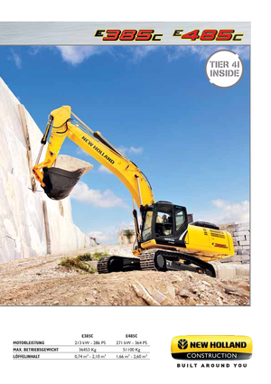 Crawler Excavators New Holland E385C LC