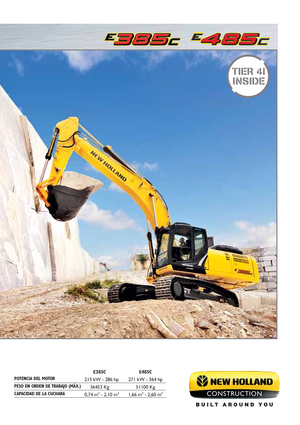 Crawler Excavators New Holland E385C LC