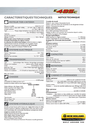 Crawler Excavators New Holland E485C LCH