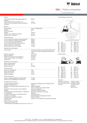 Crawler Excavators Bobcat E 60