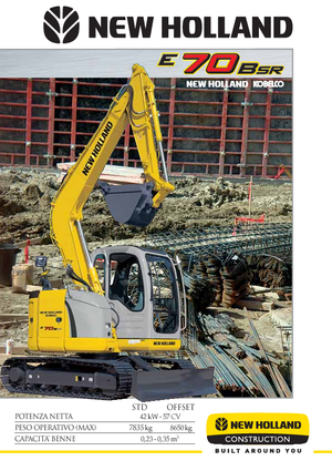 Crawler Excavators New Holland E 70 B SR