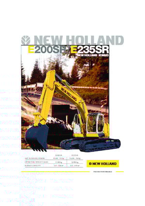 Crawler Excavators New Holland E235SR