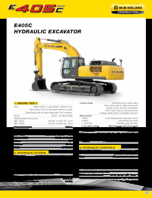 Crawler Excavators New Holland E405C EVO