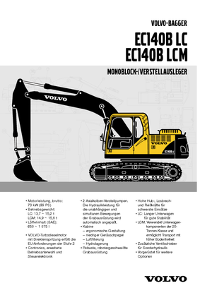 Crawler Excavators Volvo EC140BLC