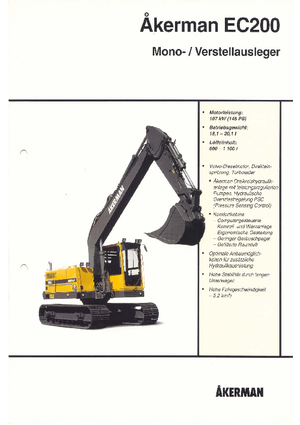 Crawler Excavators Akerman-Volvo EC 200