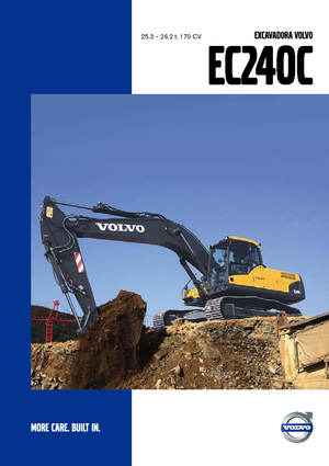 Paletli ekskavatörler Volvo EC240CLR