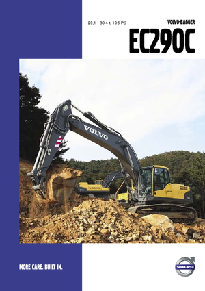 Paletli ekskavatörler Volvo EC290CL