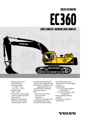 Crawler Excavators Volvo EC360LC
