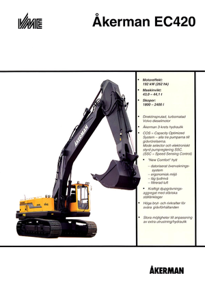 Crawler Excavators Akerman-Volvo EC 420