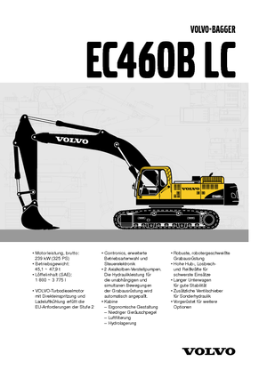 Paletli ekskavatörler Volvo EC460BLC