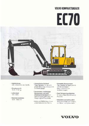 Crawler Excavators Volvo EC70