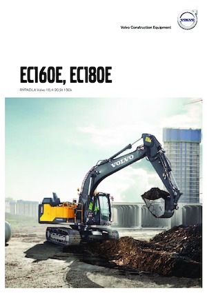 Paletli ekskavatörler Volvo EC180EL