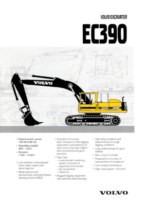 Crawler Excavators Volvo EC390