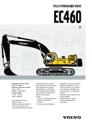 Paletli ekskavatörler Volvo EC460LC