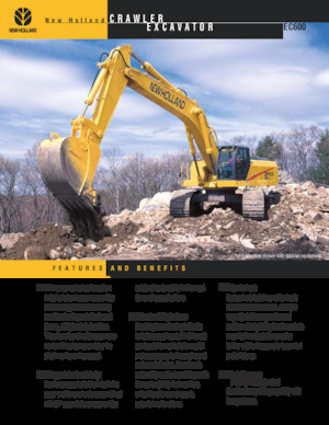 Crawler Excavators New Holland EC600