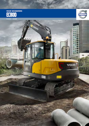 Paletli ekskavatörler Volvo EC80D