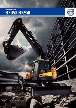 Paletli ekskavatörler Volvo ECR145DL