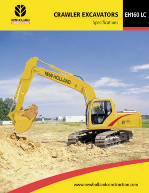 Paletli ekskavatörler New Holland EH160 LC