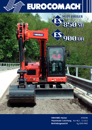 Crawler Excavators Eurocomach ES 900 UR