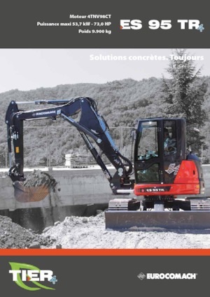 Paletli ekskavatörler Eurocomach ES 95 TR 4