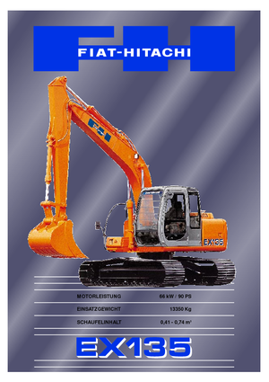 Crawler Excavators Fiat-Hitachi EX 135
