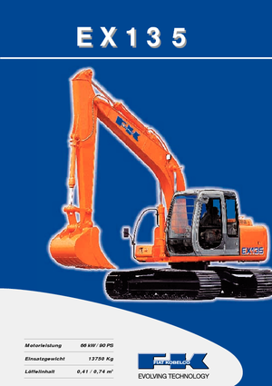 Crawler Excavators Fiat Kobelco EX 135 USR