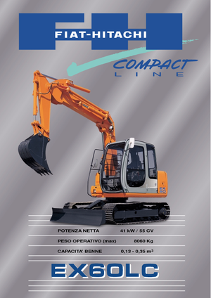 Crawler Excavators Fiat-Hitachi EX 60 LC 5