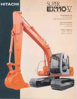 Paletli ekskavatörler Hitachi EX110