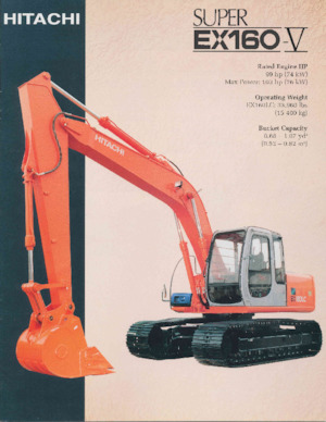 Crawler Excavators Hitachi EX160