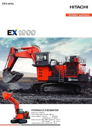 Crawler Excavators Hitachi EX1900-6