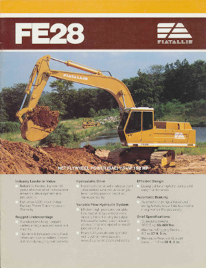 Crawler Excavators Fiatallis FE28LC