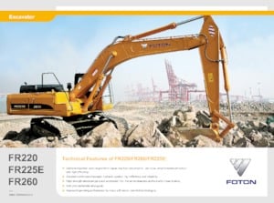 Crawler Excavators Foton Lovol FR220D