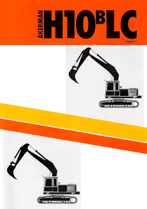 Paletli ekskavatörler Akerman-Volvo H10BLC