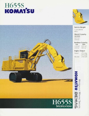 Crawler Excavators Komatsu H655S