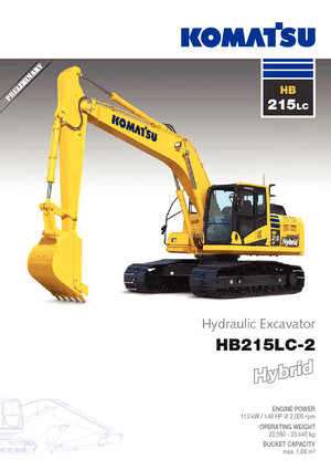 Crawler Excavators Komatsu HB215LC-2