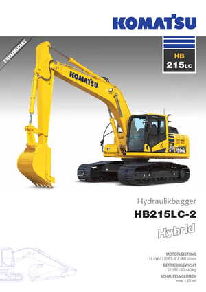 Crawler Excavators Komatsu HB215LC-2