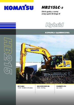Crawler Excavators Komatsu HB215LC-3